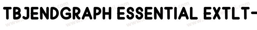 TBJEndgraph Essential ExtLt字体转换